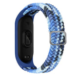 Xiaomi Mi Band 5 KRD-49 Örgü Kordon Siyah-Beyaz