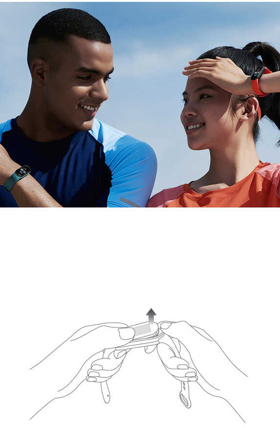 Xiaomi Mi Band 5 Zore Klasik Kordon NO4