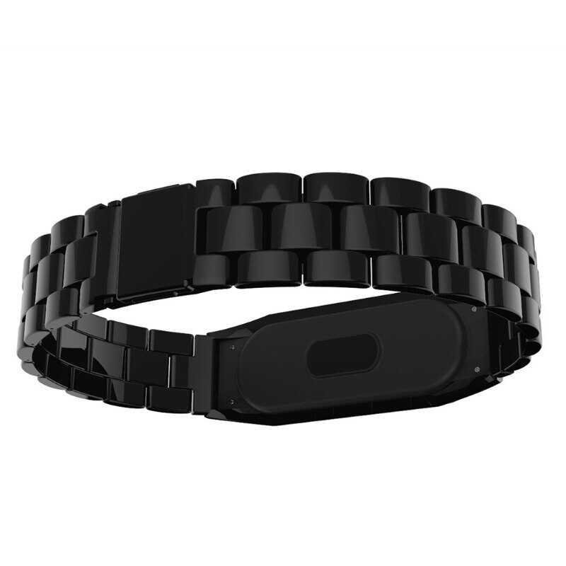 Xiaomi Mi Band 6 KRD-04 Metal Kordon Siyah