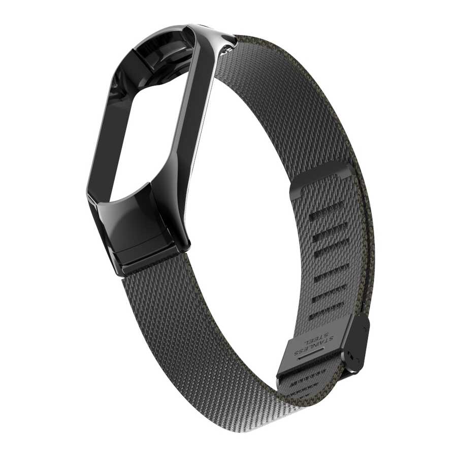 Xiaomi Mi Band 6 KRD-06 Metal Kordon Siyah