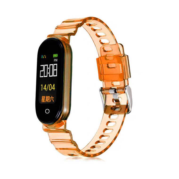 Xiaomi Mi Band 6 KRD-27 Silikon Kordon Turuncu