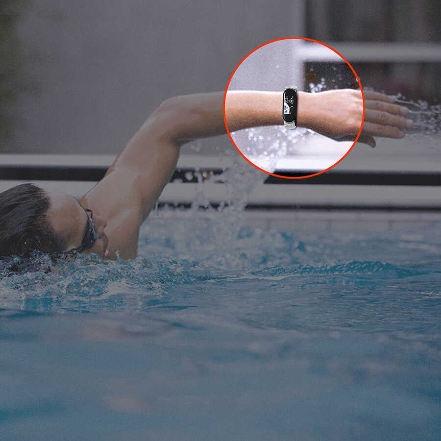 Xiaomi Mi Band 6 KRD-27 Silikon Kordon Yeşil