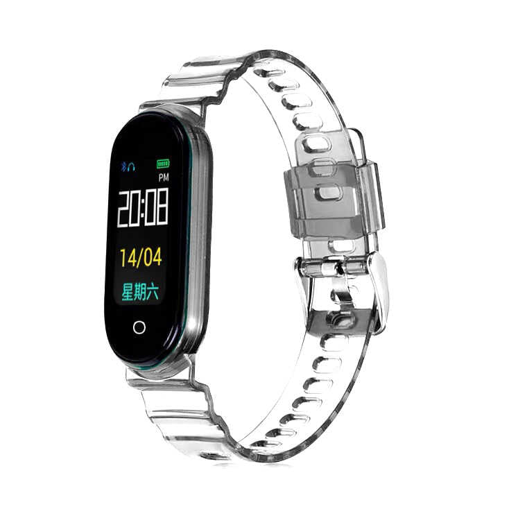 Xiaomi Mi Band 6 KRD-27 Silikon Kordon Renksiz