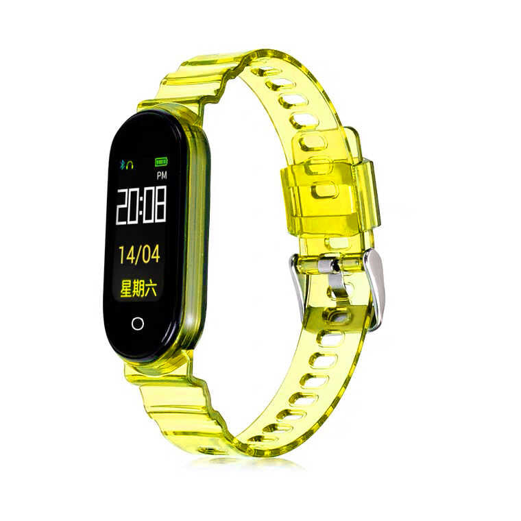 Xiaomi Mi Band 6 KRD-27 Silikon Kordon Sarı