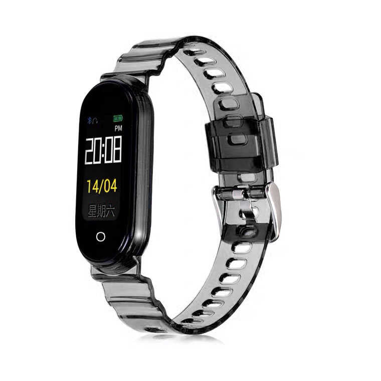 Xiaomi Mi Band 6 KRD-27 Silikon Kordon Siyah