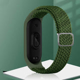 Xiaomi Mi Band 6 KRD-49 Örgü Kordon Siyah-Kırmızı