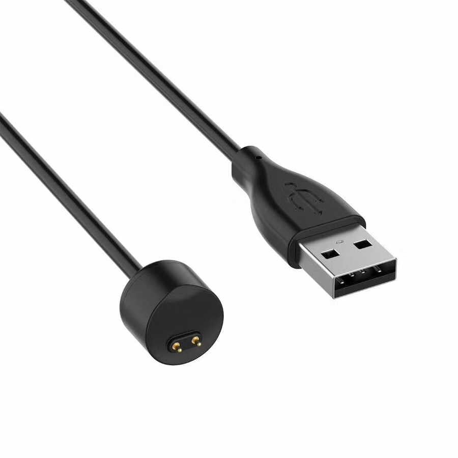 Xiaomi Mi Band 6 Zore Usb Şarj Kablosu Siyah