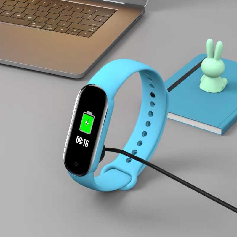 Xiaomi Mi Band 6 Zore Usb Şarj Kablosu Siyah
