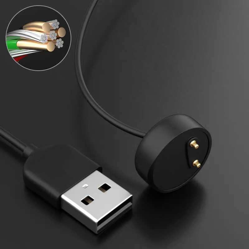 Xiaomi Mi Band 6 Zore Usb Şarj Kablosu Siyah