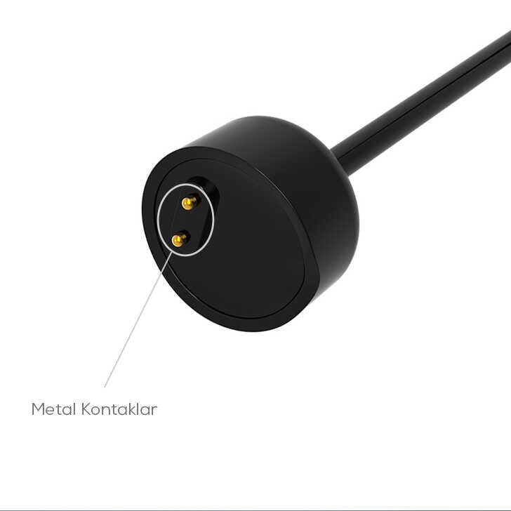 Xiaomi Mi Band 6 Zore Usb Şarj Kablosu Siyah