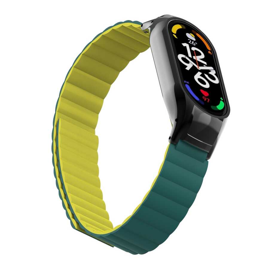 Xiaomi Mi Band 7 KRD-69 Kordon Siyah-Turuncu