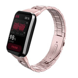 Xiaomi Mi Band 7 Pro KRD-04 Metal Kordon Pembe