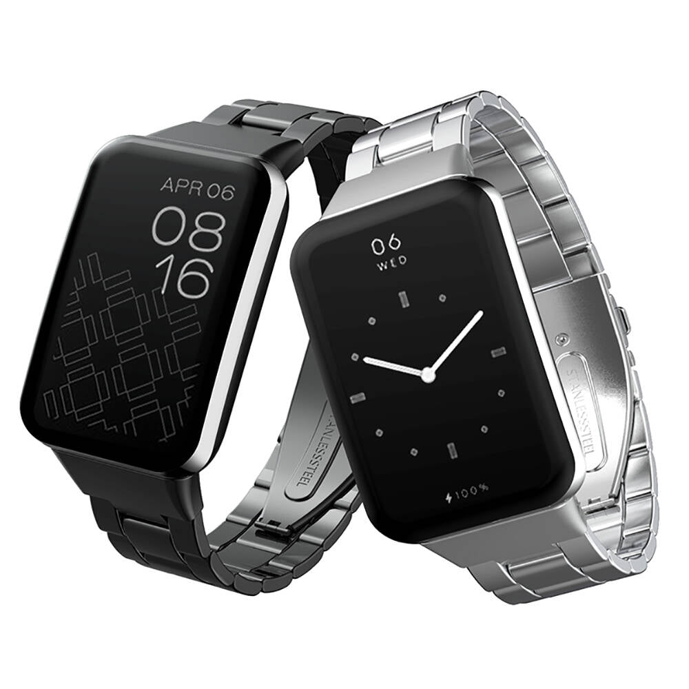 Xiaomi Mi Band 7 Pro KRD-04 Metal Kordon Pembe