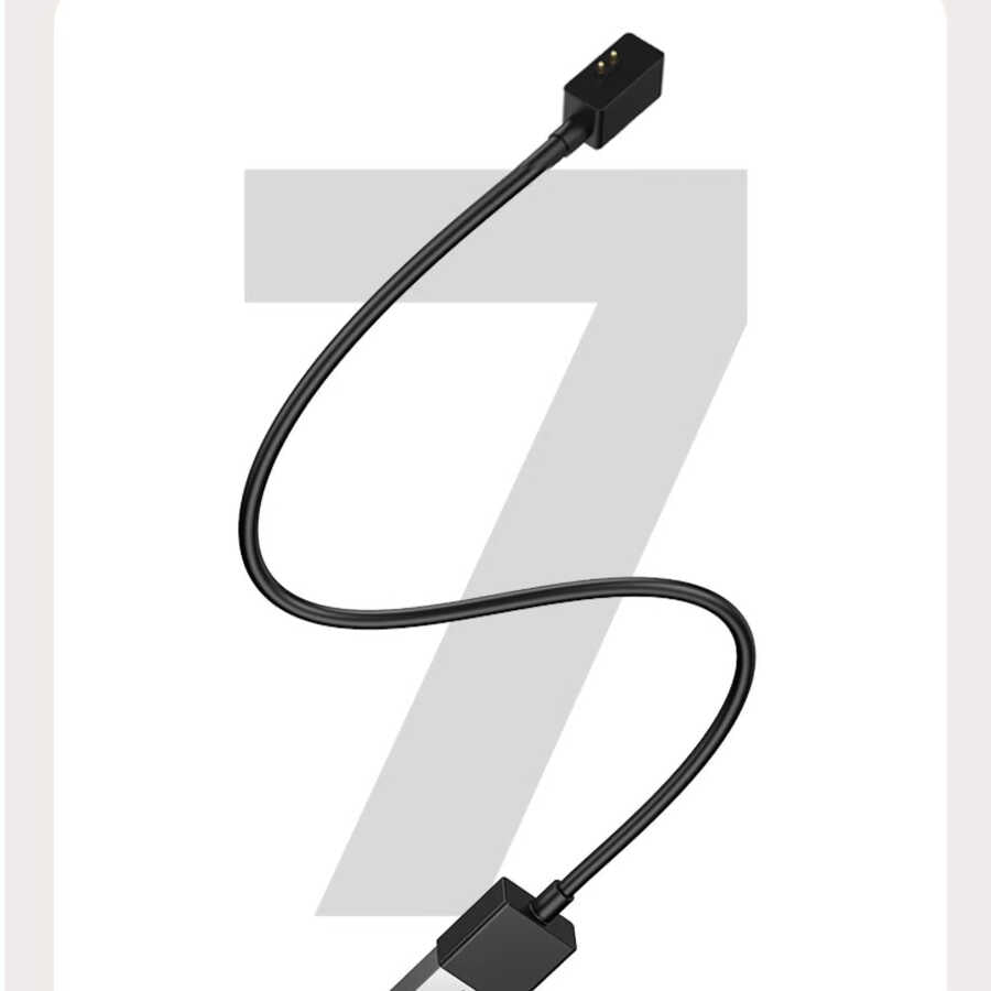 Xiaomi Mi Band 7 Pro Zore Usb Şarj Kablosu Siyah