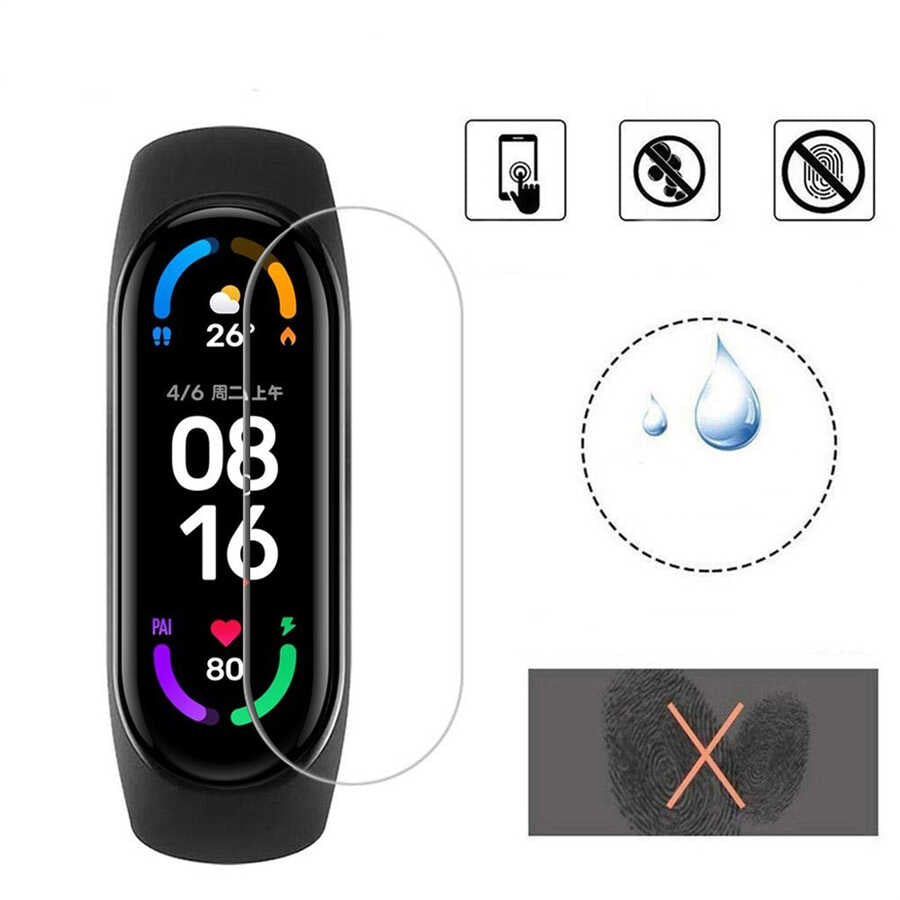 Xiaomi Mi Band 7 Zore Narr Tpu Body Ekran Koruyucu Renksiz