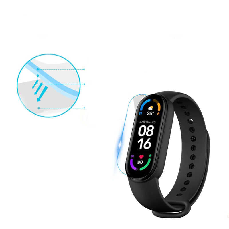 Xiaomi Mi Band 7 Zore Narr Tpu Body Ekran Koruyucu Renksiz