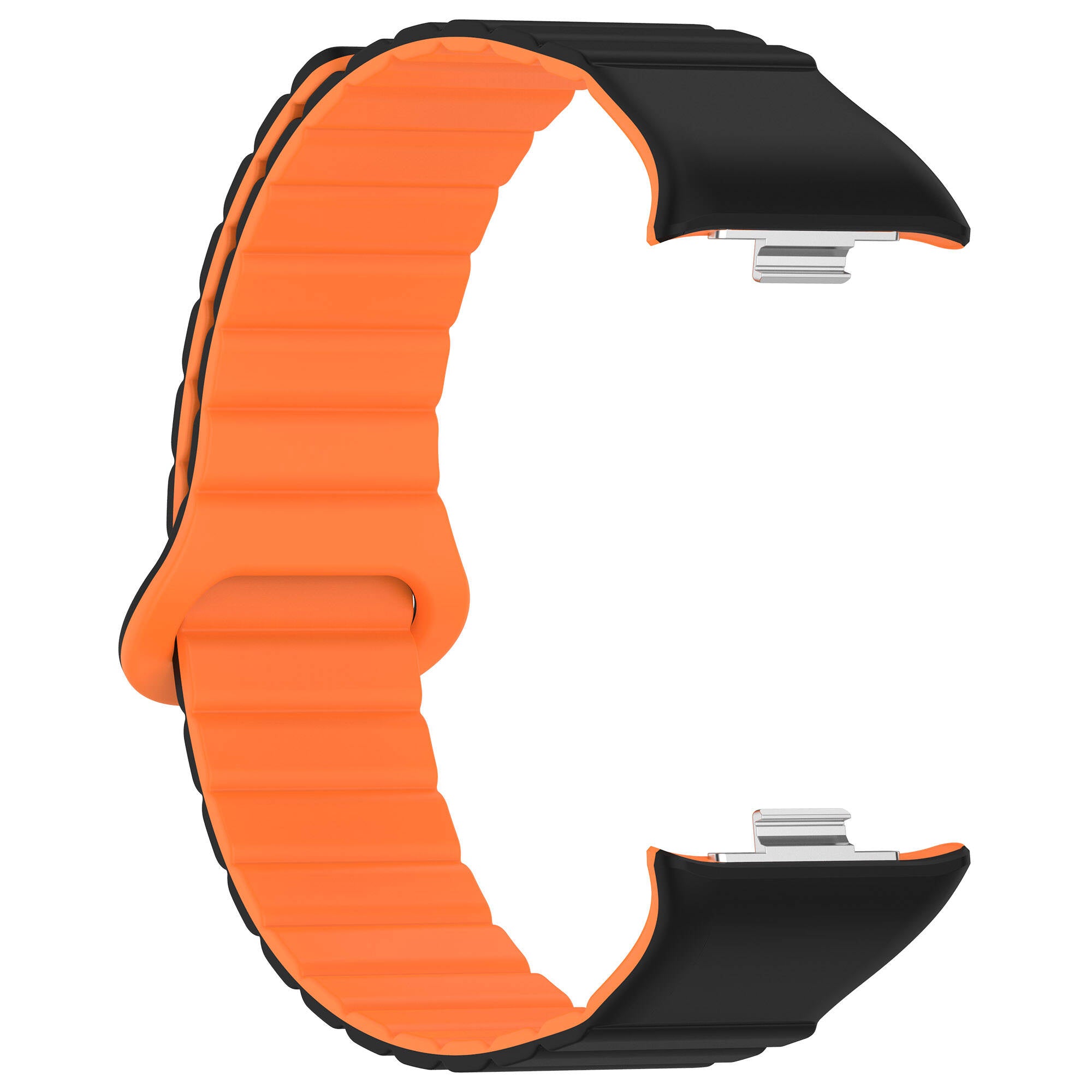 Xiaomi Mi Band 8 Pro Silikon Kordon Zore KRD-105 Strap Kayış Pembe-Mavi