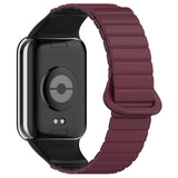 Xiaomi Mi Band 8 Pro Silikon Kordon Zore KRD-105 Strap Kayış Gri-Turuncu