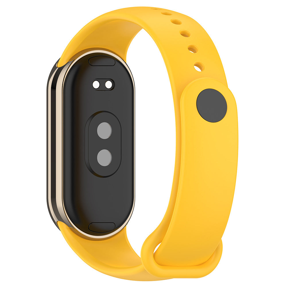 Xiaomi Mi Band 8 Serisi Klasik Kordon Silikon Strap Kayış Beyaz