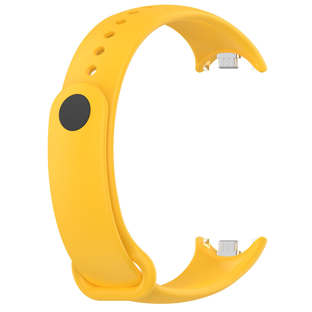 Xiaomi Mi Band 8 Serisi Klasik Kordon Silikon Strap Kayış Kum Pembe