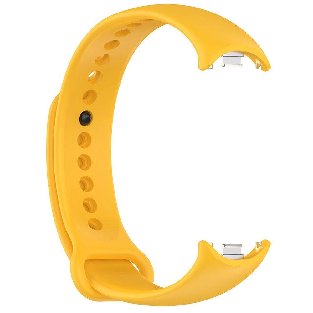 Xiaomi Mi Band 8 Serisi Klasik Kordon Silikon Strap Kayış Kum Pembe