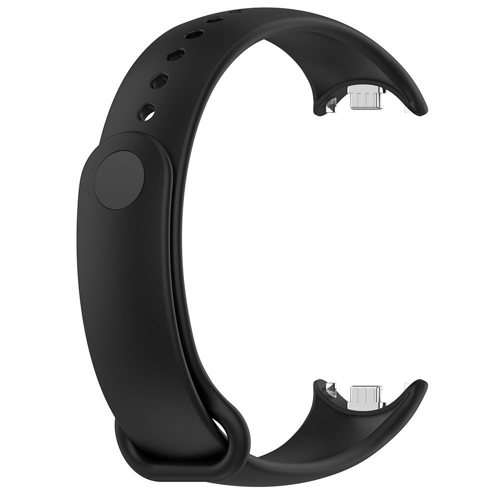 Xiaomi Mi Band 8 Serisi Klasik Kordon Silikon Strap Kayış Kum Pembe