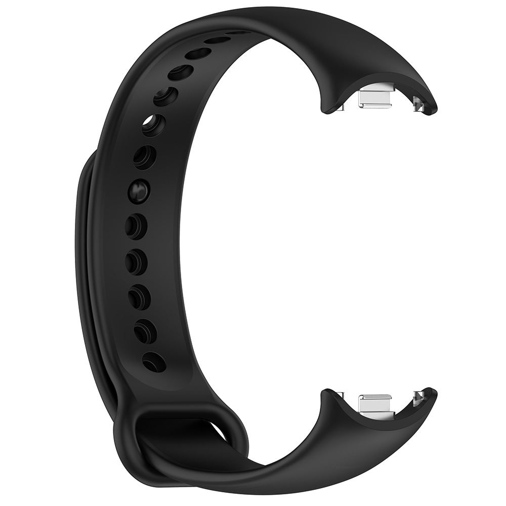 Xiaomi Mi Band 8 Serisi Klasik Kordon Silikon Strap Kayış Kum Pembe