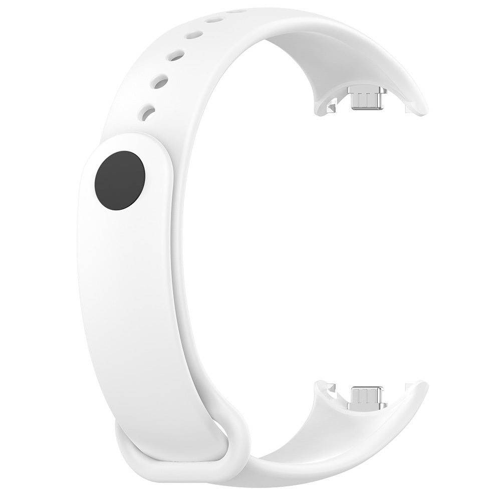 Xiaomi Mi Band 8 Serisi Klasik Kordon Silikon Strap Kayış Kum Pembe
