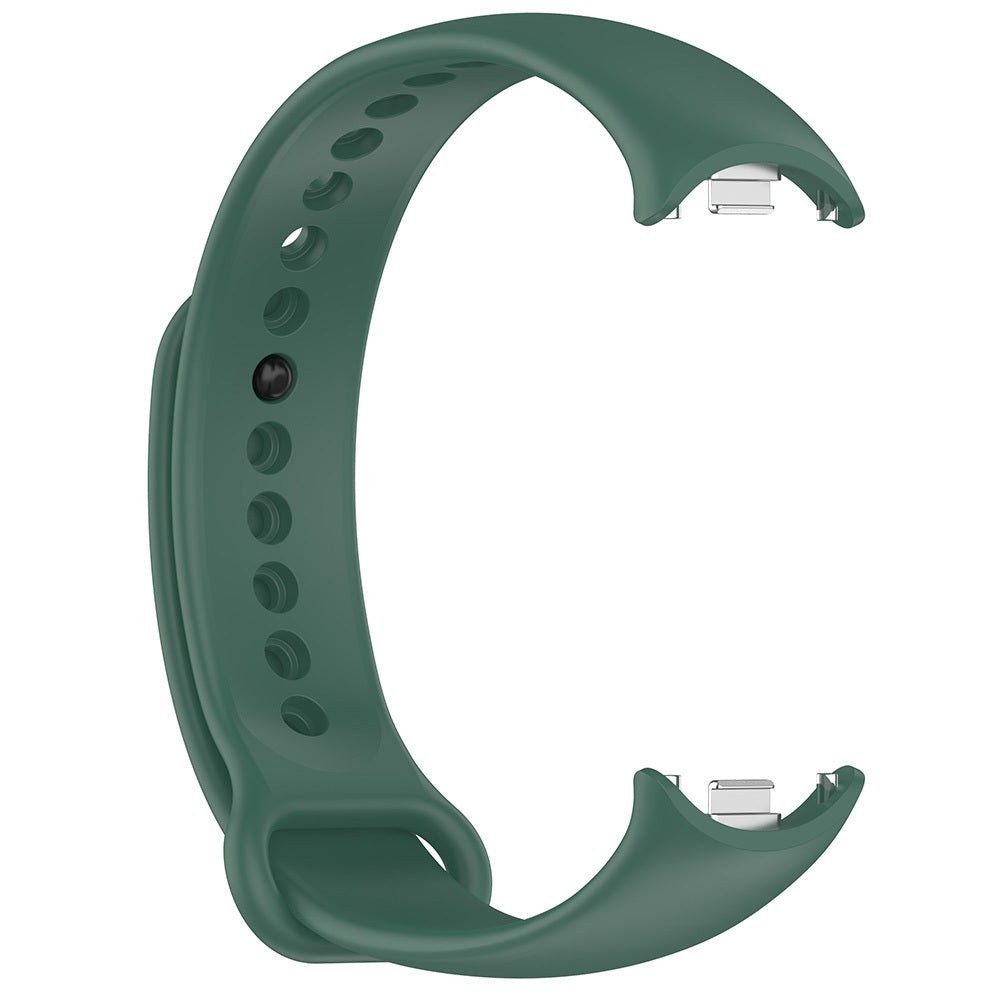 Xiaomi Mi Band 8 Serisi Klasik Kordon Silikon Strap Kayış Kum Pembe