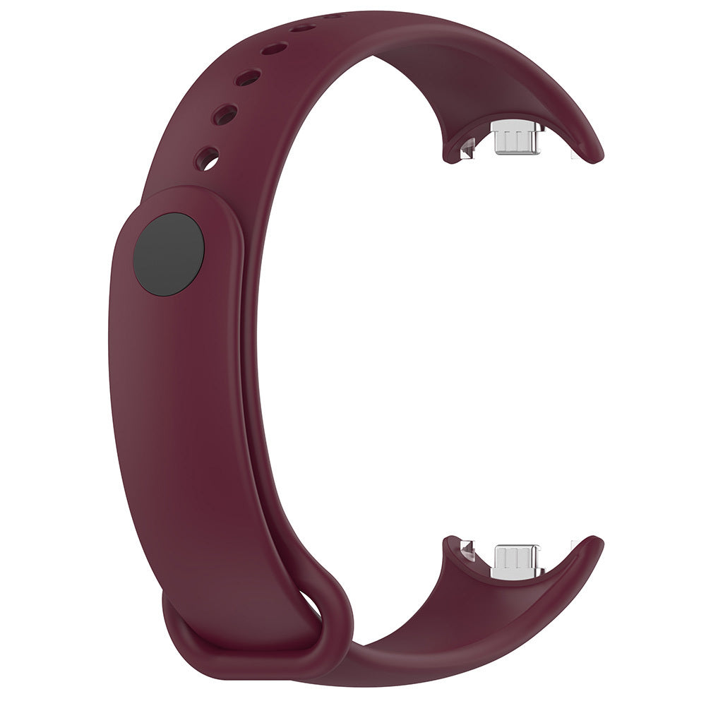 Xiaomi Mi Band 8 Serisi Klasik Kordon Silikon Strap Kayış Kum Pembe