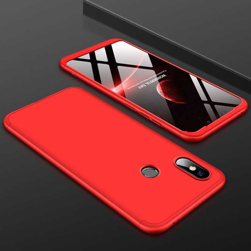 Xiaomi Mi Max 3 Kılıf Zore Ays Kapak Kırmızı