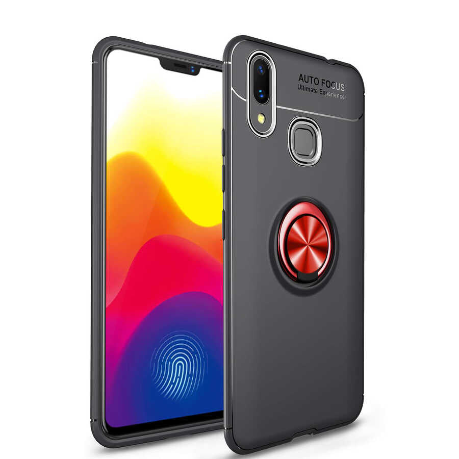 Xiaomi Mi Max 3 Kılıf Zore Ravel Silikon Kapak Kırmızı