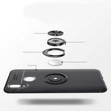 Xiaomi Mi Max 3 Kılıf Zore Ravel Silikon Kapak Mavi