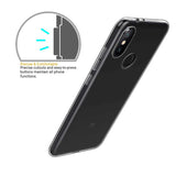 Xiaomi Mi Mix 3 Kılıf Zore Süper Silikon Kapak Renksiz