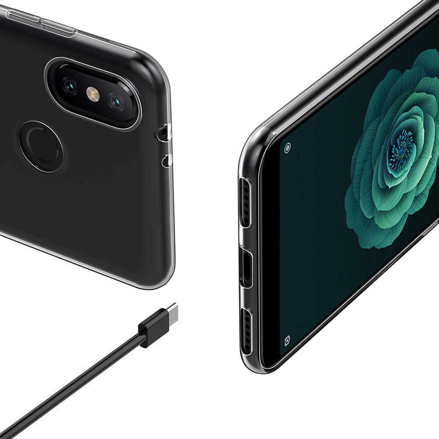 Xiaomi Mi Mix 3 Kılıf Zore Süper Silikon Kapak Renksiz