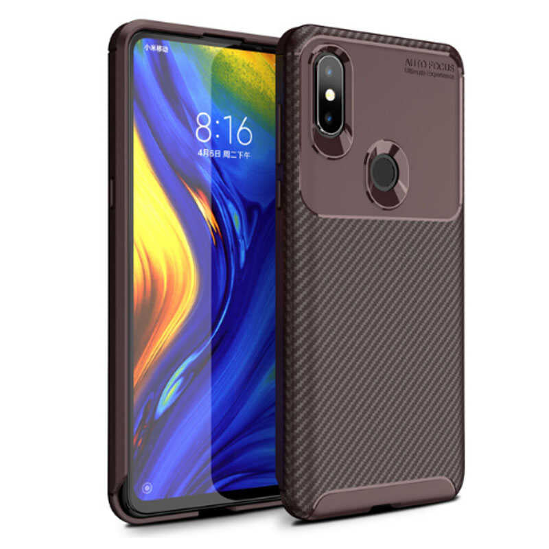 Xiaomi Mi Mix 3 Kılıf Zore Negro Silikon Kapak Siyah