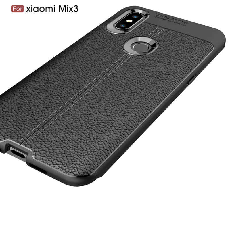 Xiaomi Mi Mix 3 Kılıf Zore Niss Silikon Kapak Gri