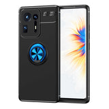 Xiaomi Mi Mix 4 Kılıf Zore Ravel Silikon Kapak Siyah-Mavi