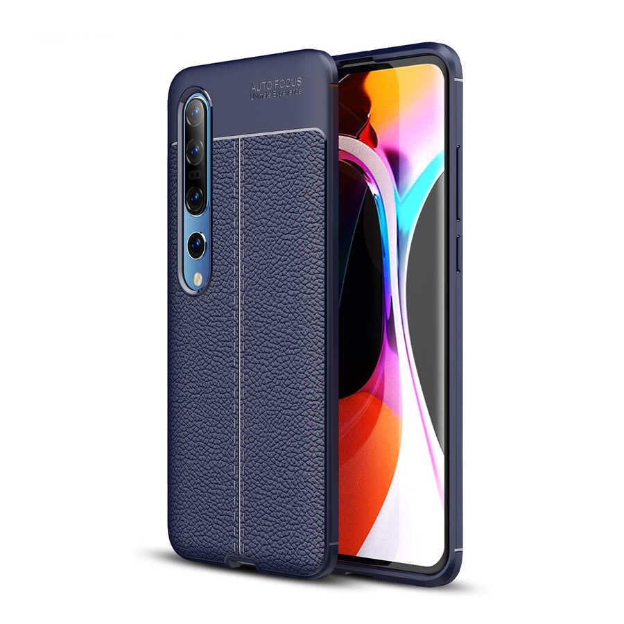 Xiaomi Mi Note 10 Kılıf Zore Niss Silikon Kapak Siyah