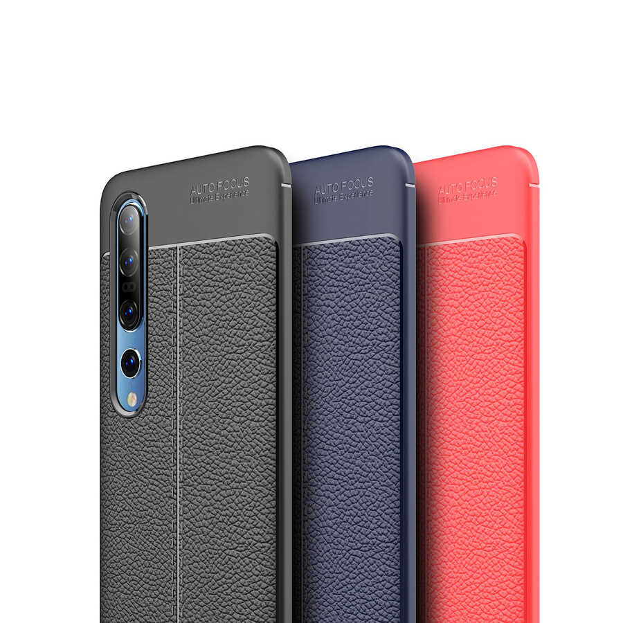 Xiaomi Mi Note 10 Kılıf Zore Niss Silikon Kapak Siyah