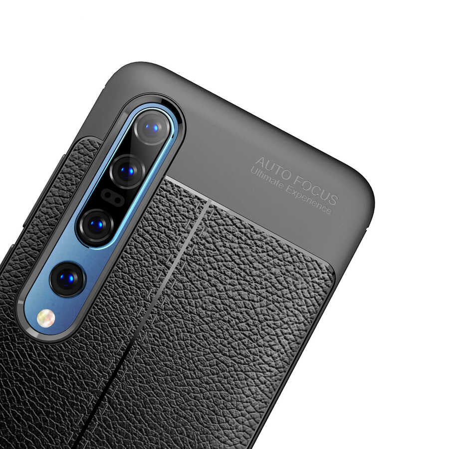 Xiaomi Mi Note 10 Kılıf Zore Niss Silikon Kapak Siyah