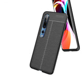 Xiaomi Mi Note 10 Kılıf Zore Niss Silikon Kapak Siyah