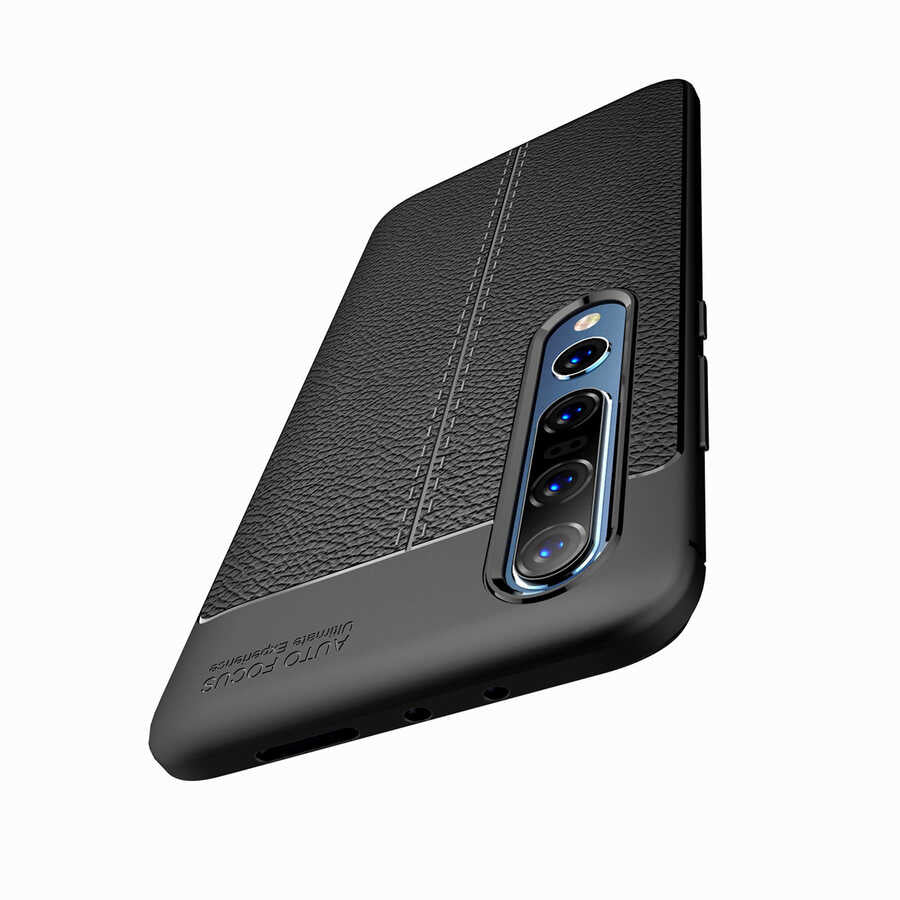 Xiaomi Mi Note 10 Kılıf Zore Niss Silikon Kapak Siyah
