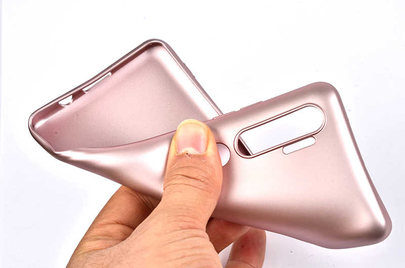 Xiaomi Mi Note 10 Kılıf Zore Premier Silikon Kapak Gold
