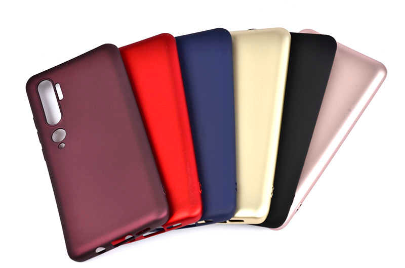 Xiaomi Mi Note 10 Kılıf Zore Premier Silikon Kapak Siyah