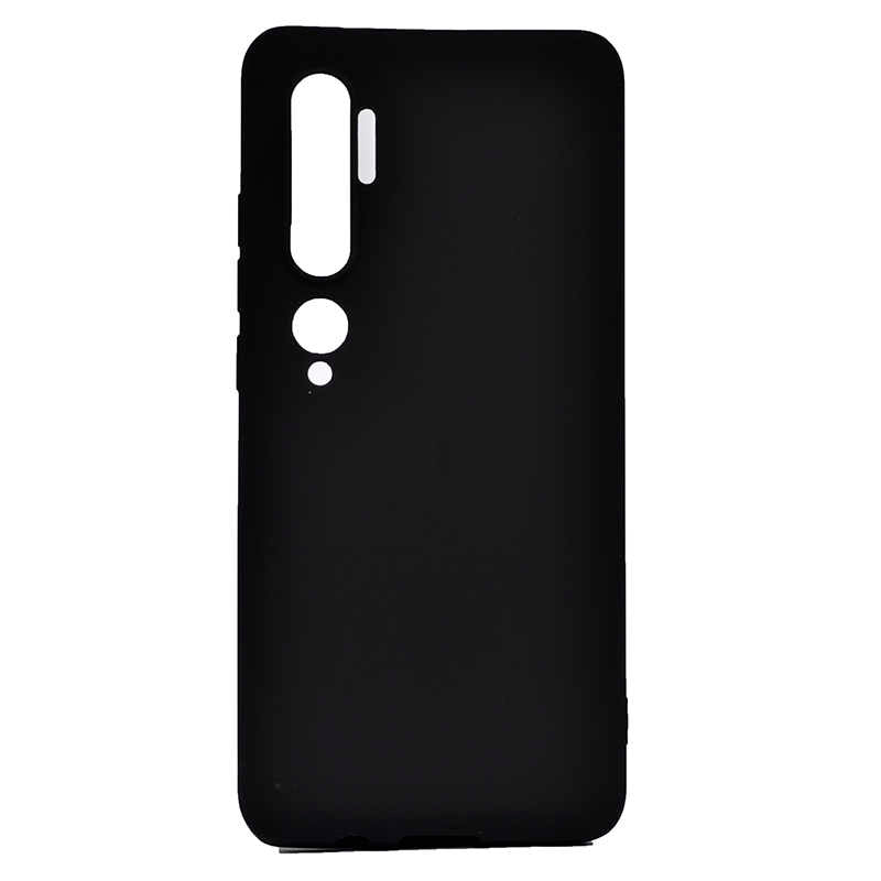 Xiaomi Mi Note 10 Kılıf Zore Premier Silikon Kapak Siyah