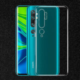 Xiaomi Mi Note 10 Kılıf Zore Süper Silikon Kapak Renksiz