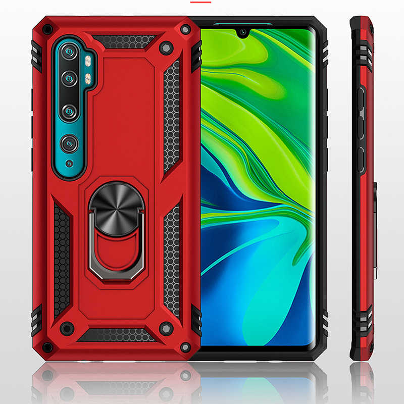 Xiaomi Mi Note 10 Kılıf Zore Vega Kapak Gold