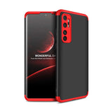 Xiaomi Mi Note 10 Lite Kılıf Zore Ays Kapak Siyah-Mavi