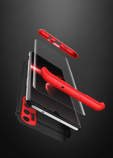 Xiaomi Mi Note 10 Lite Kılıf Zore Ays Kapak Siyah-Kırmızı